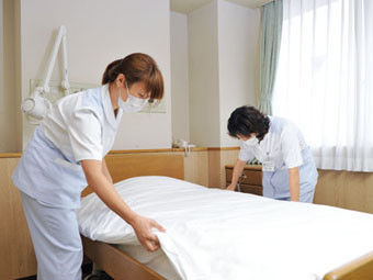病院での軽作業(リネン管理・ベッドメイク・洗濯室業務)（ID：36909）の求人画像１