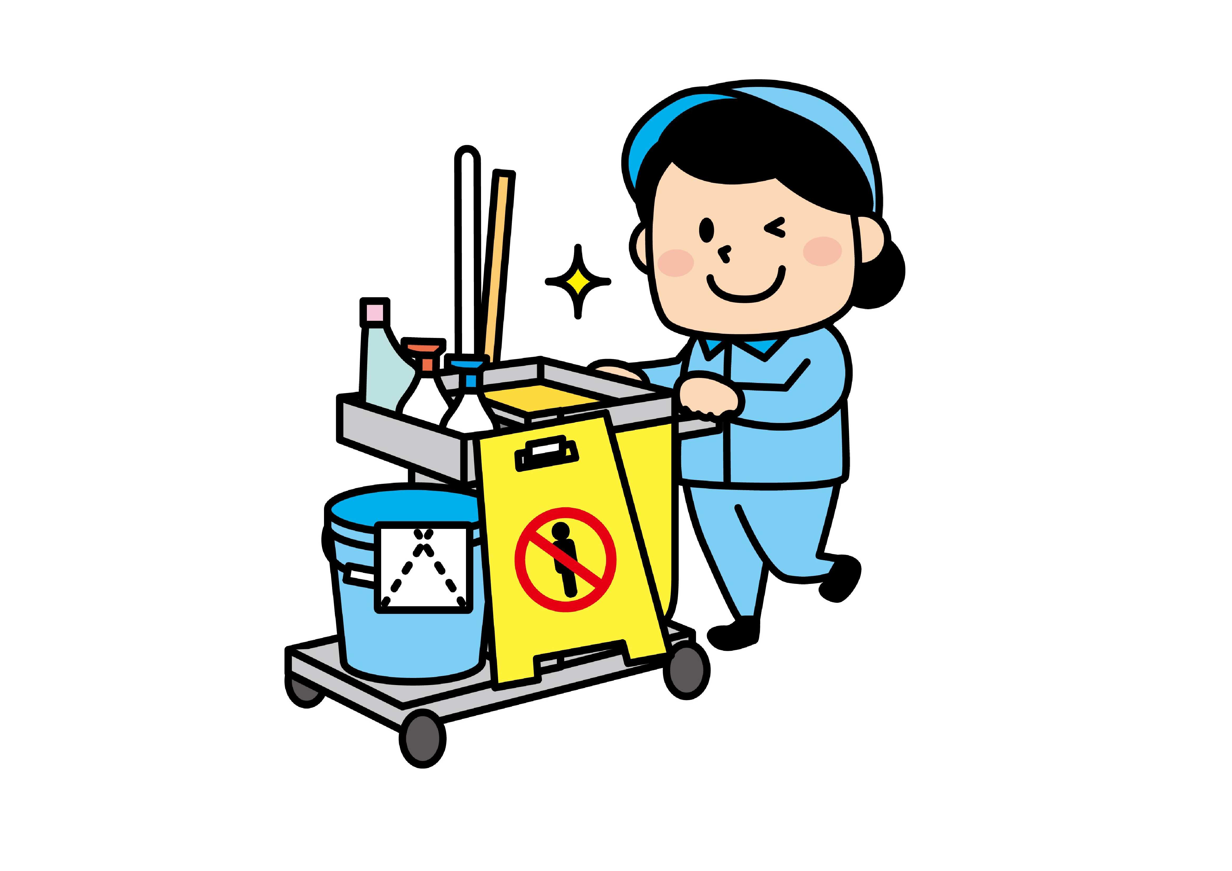病院内の清掃業務
（ID：35538）の求人画像１