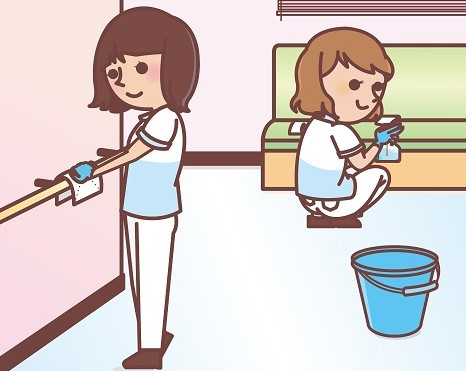 日扇会第一病院での清掃業務（ID：40450）の求人画像１