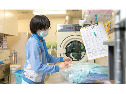 シーツやタオル等の仕分け・洗濯業務（ID：41029）の求人画像１