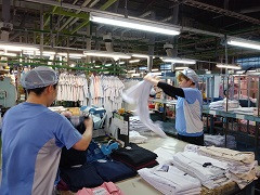 熊本市クリーニング工場内での軽作業（洗濯仕上げ作業）（ID：36933）の求人画像４