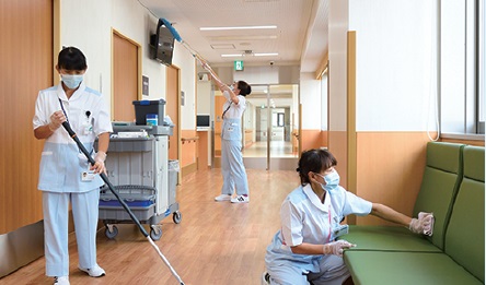 信州大学病院内　清掃業務（ID：40471）の求人画像１