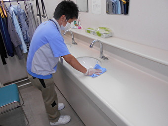 野市中央病院での日常清掃業務です
（ID：36157）の求人画像１