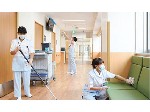 病院での清掃・リネン管理業務（ID：41667）の求人画像１