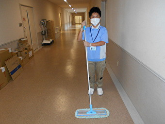 田野病院での日常清掃業務です
（ID：36052）の求人画像１