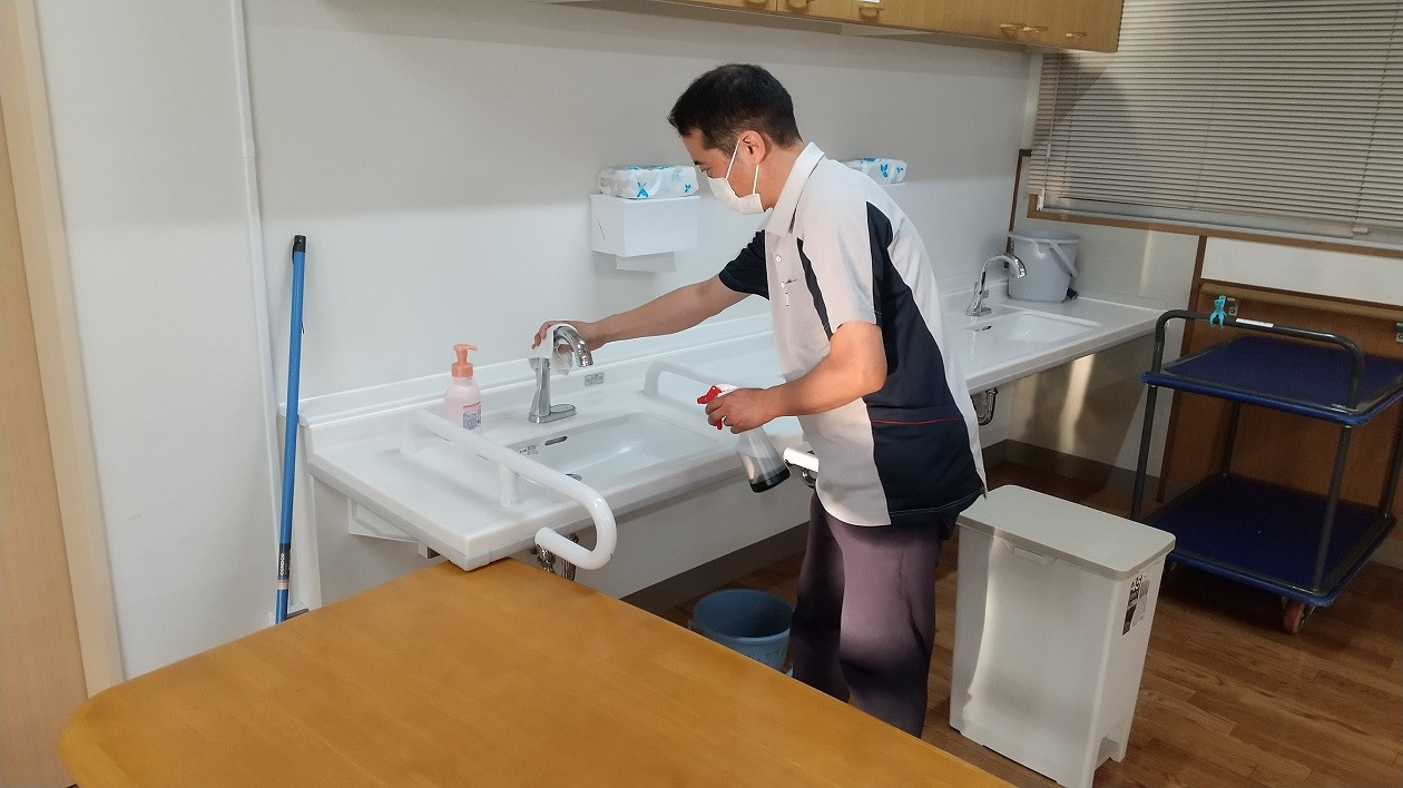 田岡病院での日常清掃業務です
（ID：41074）の求人画像１