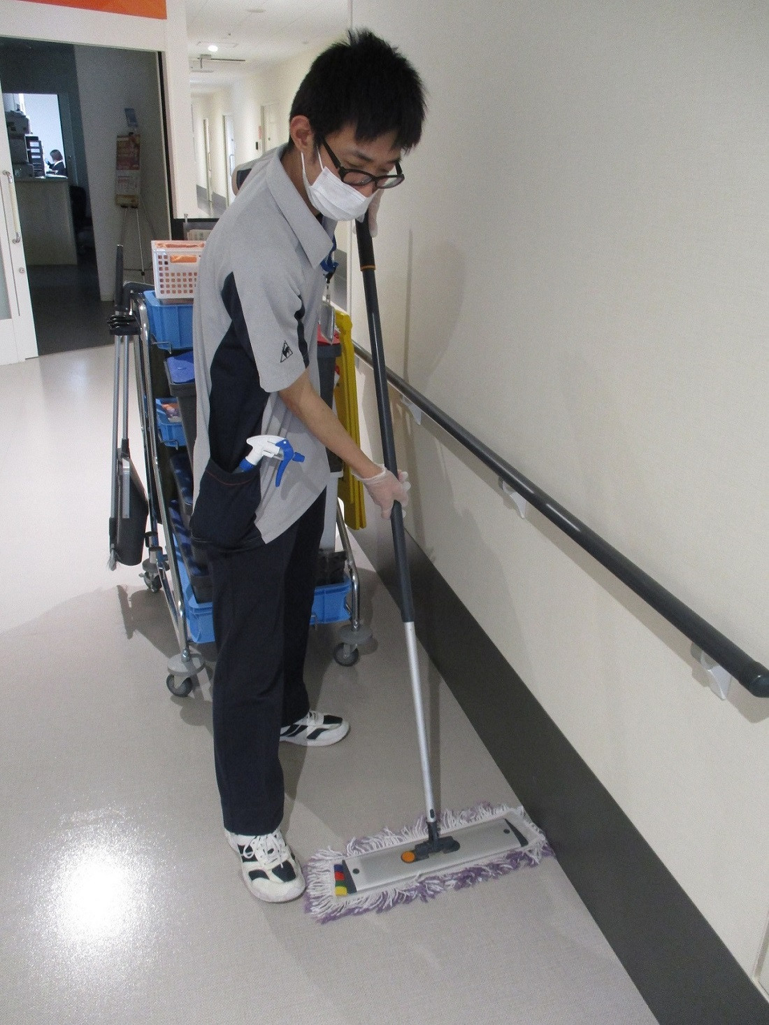 喜多医師会病院での日常清掃業務です
（ID：39693）の求人画像４